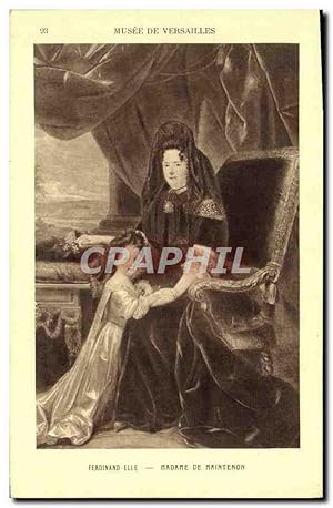 Image du vendeur pour Carte Postale Ancienne Ferdinand Elle Madame De Maintenon Musee de Versailles mis en vente par CPAPHIL