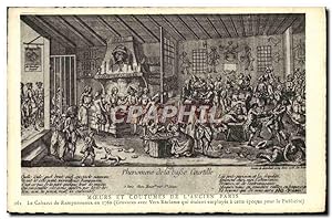 Carte Postale Ancienne Le cabaret de Ramponneaux en 1760 paris