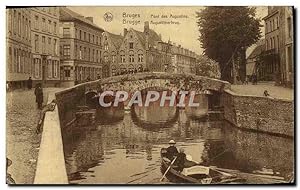 Bild des Verkufers fr Carte Postale Ancienne Bruges Pont des Augustins zum Verkauf von CPAPHIL