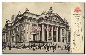 Carte Postale Ancienne Bruxelles Bourse