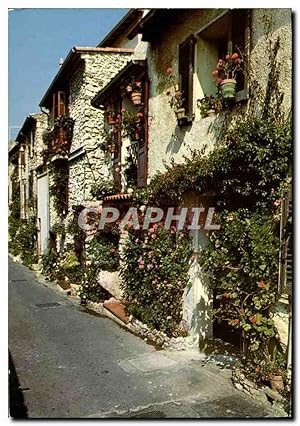 Bild des Verkufers fr Carte Postale Ancienne Antibes Cote D'Azur Provence et les Vieilles rues fleuries zum Verkauf von CPAPHIL