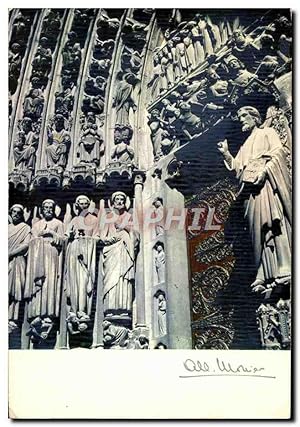 Seller image for Carte Postale Moderne Paris Portail de Notre Dame for sale by CPAPHIL