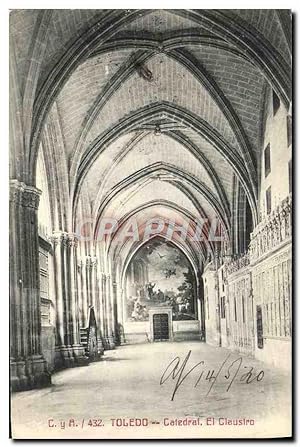 Imagen del vendedor de Carte Postale Ancienne Toledo Cathedral El Claustro a la venta por CPAPHIL