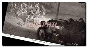 Image du vendeur pour Carte Postale Ancienne Rencontre nocturne Militaria Auto mitrailleuse mis en vente par CPAPHIL