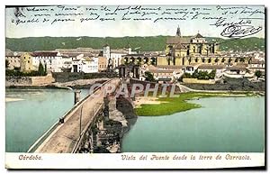 Imagen del vendedor de Carte Postale Ancienne Cordoba Vista del Puente desde la torre de Carraola a la venta por CPAPHIL