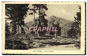 Carte Postale Ancienne Corse Col de Vergio