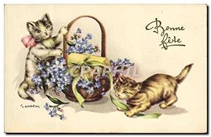 Seller image for Carte Postale Ancienne Chats Chatons for sale by CPAPHIL