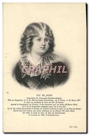 Image du vendeur pour Carte Postale Ancienne Roi de Rome Napoleon ll Francois Charles Joseph mis en vente par CPAPHIL
