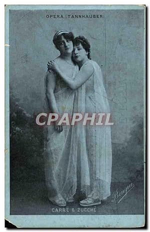 Bild des Verkufers fr Carte Postale Ancienne Fantaisie Femme Opera Tannhauser Carre & Zucche zum Verkauf von CPAPHIL