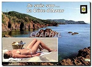 Carte Postale Moderne Je Suis Sur la Cote d'Azur