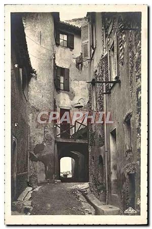 Carte Postale Ancienne Cagnes Sur Mer Vieille Rue