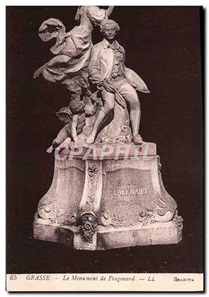 Bild des Verkufers fr Carte Postale Ancienne Grasse Le Monument de Fragonard zum Verkauf von CPAPHIL