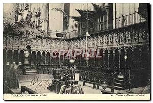 Carte Postale Ancienne Toledo Catedral Coro