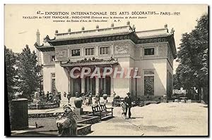 Image du vendeur pour Carte Postale Ancienne Exposition Internationale des Arts Decoratifs Paris 1925 Pavillon de l'Asie franaise Indochine mis en vente par CPAPHIL