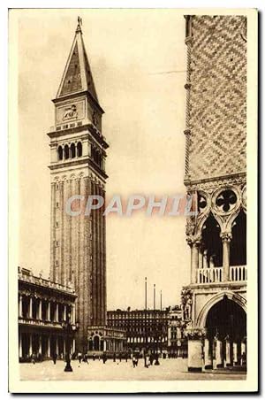 Imagen del vendedor de Carte Postale Ancienne Venezia Il Campanle di San Marco dalla Piazzetta a la venta por CPAPHIL