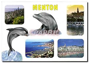 Image du vendeur pour Carte Postale Moderne Menton Cote d'Azur Dauphin mis en vente par CPAPHIL