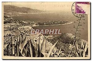 Seller image for Carte Postale Ancienne Le Cap Martin vu du Rond Point de la Turbie for sale by CPAPHIL
