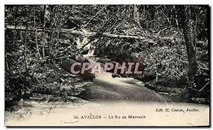 Seller image for Carte Postale Ancienne Avallon Le Ru De Marrault for sale by CPAPHIL