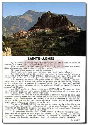 Bild des Verkufers fr Carte Postale Moderne Sainte Agnes zum Verkauf von CPAPHIL