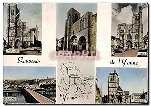 Carte Postale Moderne Auxerre Avallon Sens Joigny Tonnerre