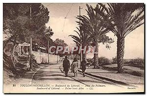 Immagine del venditore per Carte Postale Ancienne Toulon Mourillon Boulevard du Littoral Alle de Palmiers Cafe Restaurant venduto da CPAPHIL