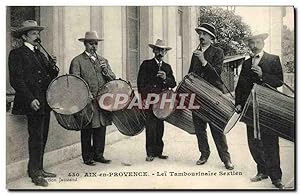 Carte Postale Ancienne Aix En Provence Lei Tambourinaire Sextien TOP