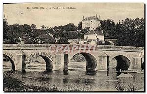 Carte Postale Ancienne Guillon Le Pont et le Château