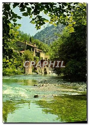 Carte Postale Moderne L'Arriere Pays Mediterraneen Pittoresque Vieux Moulin Provencal Sur Le Loup