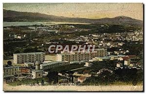 Image du vendeur pour Carte Postale Ancienne Toulon Les nouvelles casernes et vue panoramique Militaria mis en vente par CPAPHIL