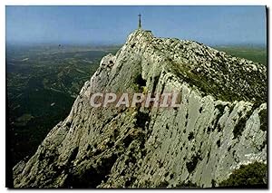 Bild des Verkufers fr Carte Postale Moderne Montagne Sainte Victoire Croix de Provence et Garagai vus des cretes zum Verkauf von CPAPHIL