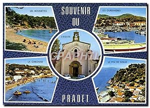 Carte Postale Moderne Souvenir Du Pradet Cote Varoise Les Bonnettes Les Oursinieres Le Pin de Gal...