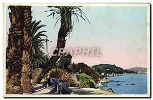 Bild des Verkufers fr Carte Postale Ancienne Toulon Le Boulevard du Littoral Le Palmier penche zum Verkauf von CPAPHIL