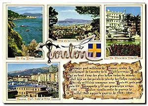 Image du vendeur pour Carte Postale Moderne Souvenir de Toulon Place de la Libert Le CAp Brun Douane Port Htel de ville mis en vente par CPAPHIL