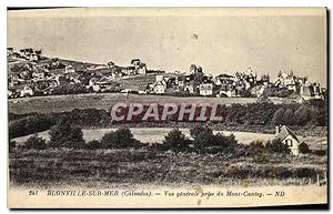 Bild des Verkufers fr Carte Postale Ancienne Blonville Sur Mer vue gnrale Prise du Mont Canisy zum Verkauf von CPAPHIL