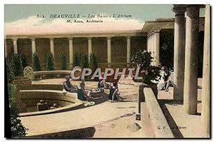 Seller image for Carte Postale Ancienne Deauville Les bains l'atrium for sale by CPAPHIL
