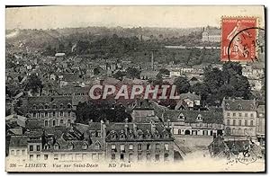 Carte Postale Ancienne Lisieux vue sur saint desir