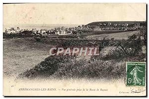 Image du vendeur pour Carte Postale Ancienne Arromanches Les Bains vue gnrale De La Route De Bayeux mis en vente par Cpaphil.com