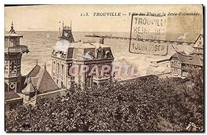 Image du vendeur pour Carte Postale Ancienne Trouville Sur mer villas des flots et la jete promenade mis en vente par CPAPHIL