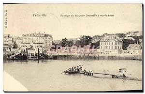 Imagen del vendedor de Carte Postale Ancienne Trouville Passage du Bac Deauville a Mare Basse a la venta por CPAPHIL