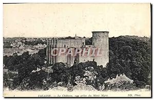 Bild des Verkufers fr Carte Postale Ancienne Falaise Le Chteau vue Prise du Mont Myra zum Verkauf von CPAPHIL