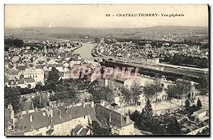 Carte Postale Ancienne Château Thierry vue générale