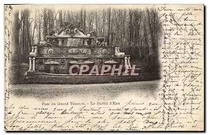 Bild des Verkufers fr Carte Postale Ancienne Parc Du Grand Trianon Le Buffet d'eau zum Verkauf von CPAPHIL