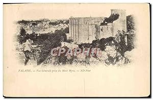 Bild des Verkufers fr Carte Postale Ancienne Falaise vue gnrale prise du Mont Myra zum Verkauf von CPAPHIL