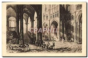 Image du vendeur pour Carte Postale Ancienne Eglise abbatiale de Saint Denis vue intrieure mis en vente par CPAPHIL