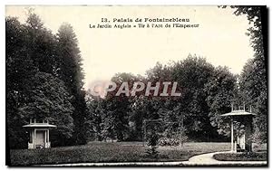 Image du vendeur pour Carte Postale Ancienne Palais De Fontainebleau Le Jardin Anglais Tir a l'arc de l'empereur mis en vente par CPAPHIL