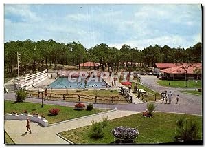 Carte Postale Moderne Village Vacances Famille Capbreton La Piscine VVF