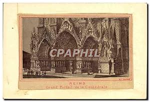 Seller image for Carte Postale Ancienne Reims Grand Portail De La Cathdrale for sale by CPAPHIL