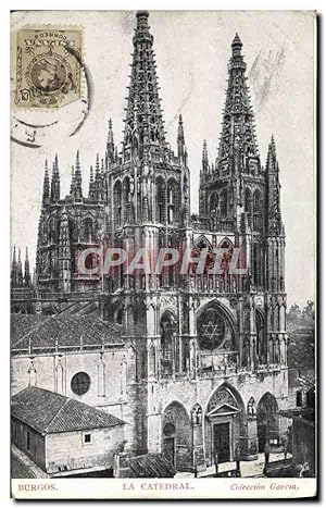 Carte Postale Ancienne Burgos La Catedral