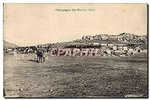 Carte Postale Ancienne Campagne du Maroc 1925 Militaria