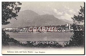 Bild des Verkufers fr Carte Postale Ancienne Pallanza Vista Dall'Isola Madre Lago Maggiore zum Verkauf von CPAPHIL